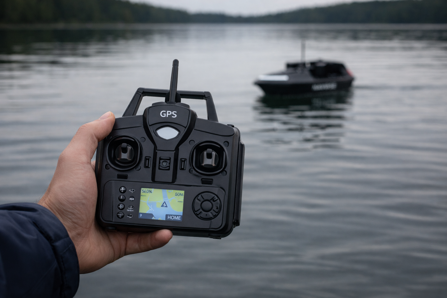 Navose X-1 GPS Bait Boat - Triple Hopper Edition